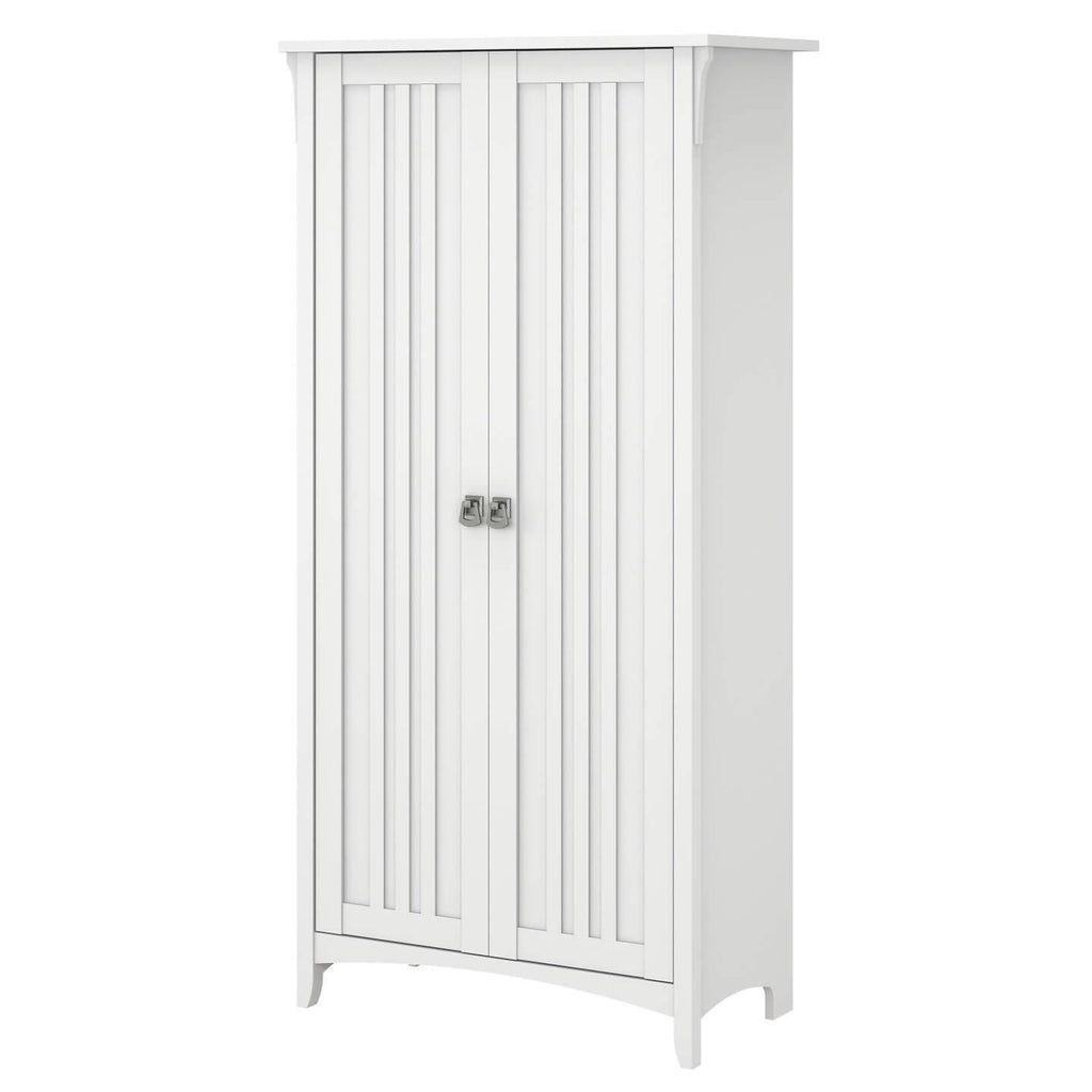 Ash Brown Tall Storage Cabinet with Doors F805
