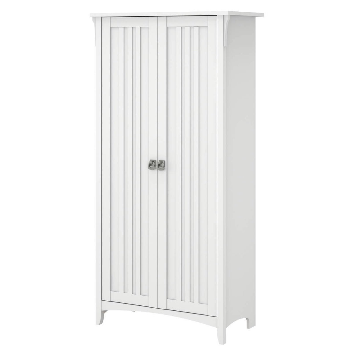 Ash Brown Tall Storage Cabinet with Doors F805