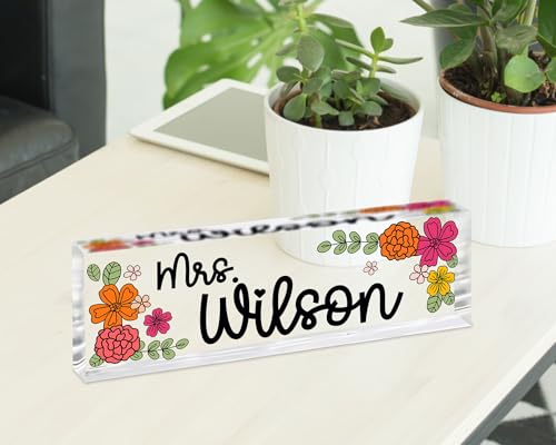 Teacher Desk Name Plate Y241
