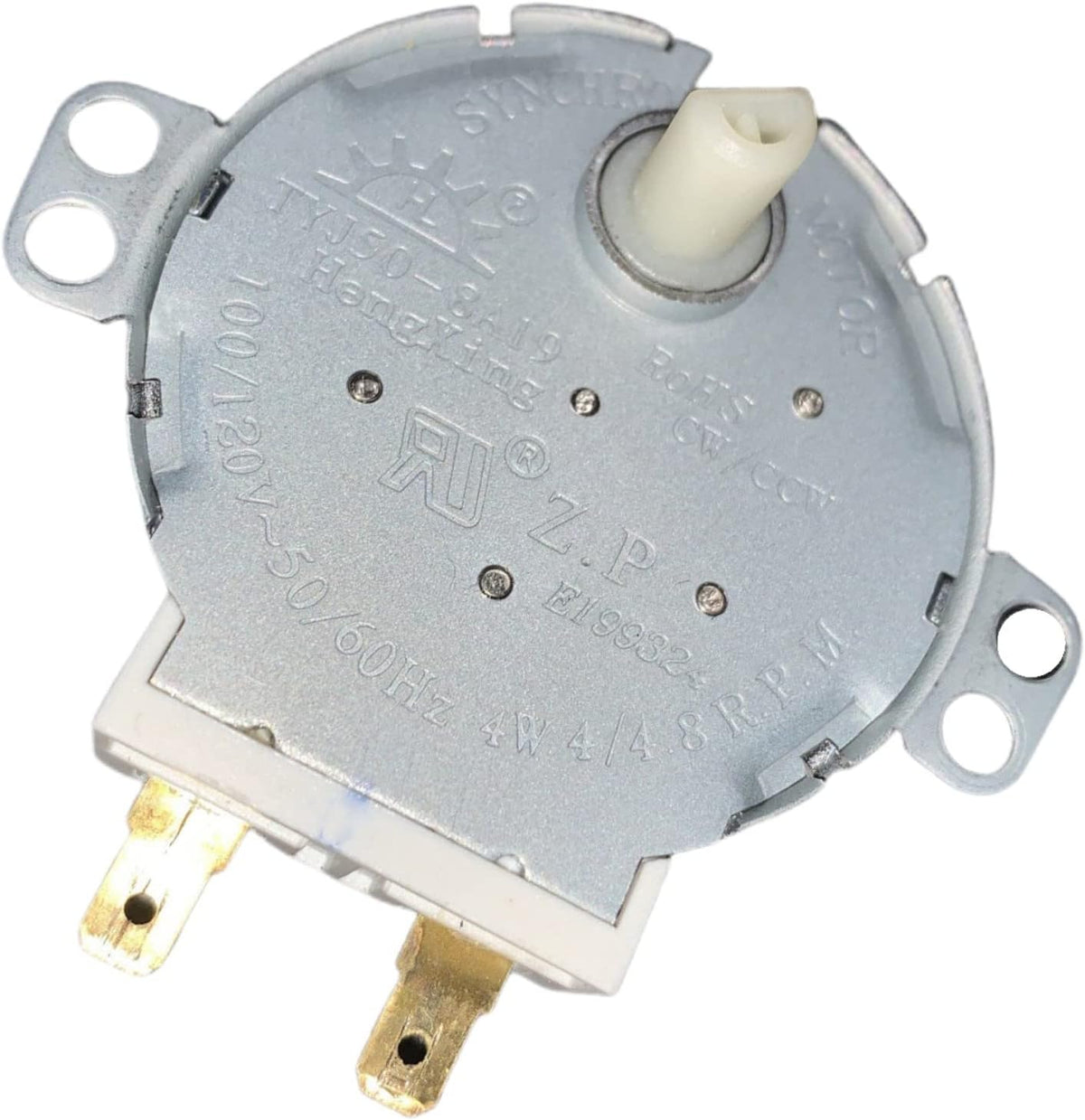 Microwave Oven Turntable Synchronous Motor (120V AC, 4W, 4/4.8 RPM) E129161