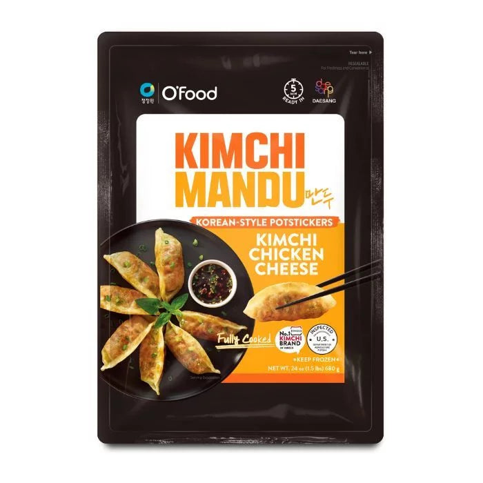 24 OZ Pack of 8 Cheese Kimchi Dumplings Y5648