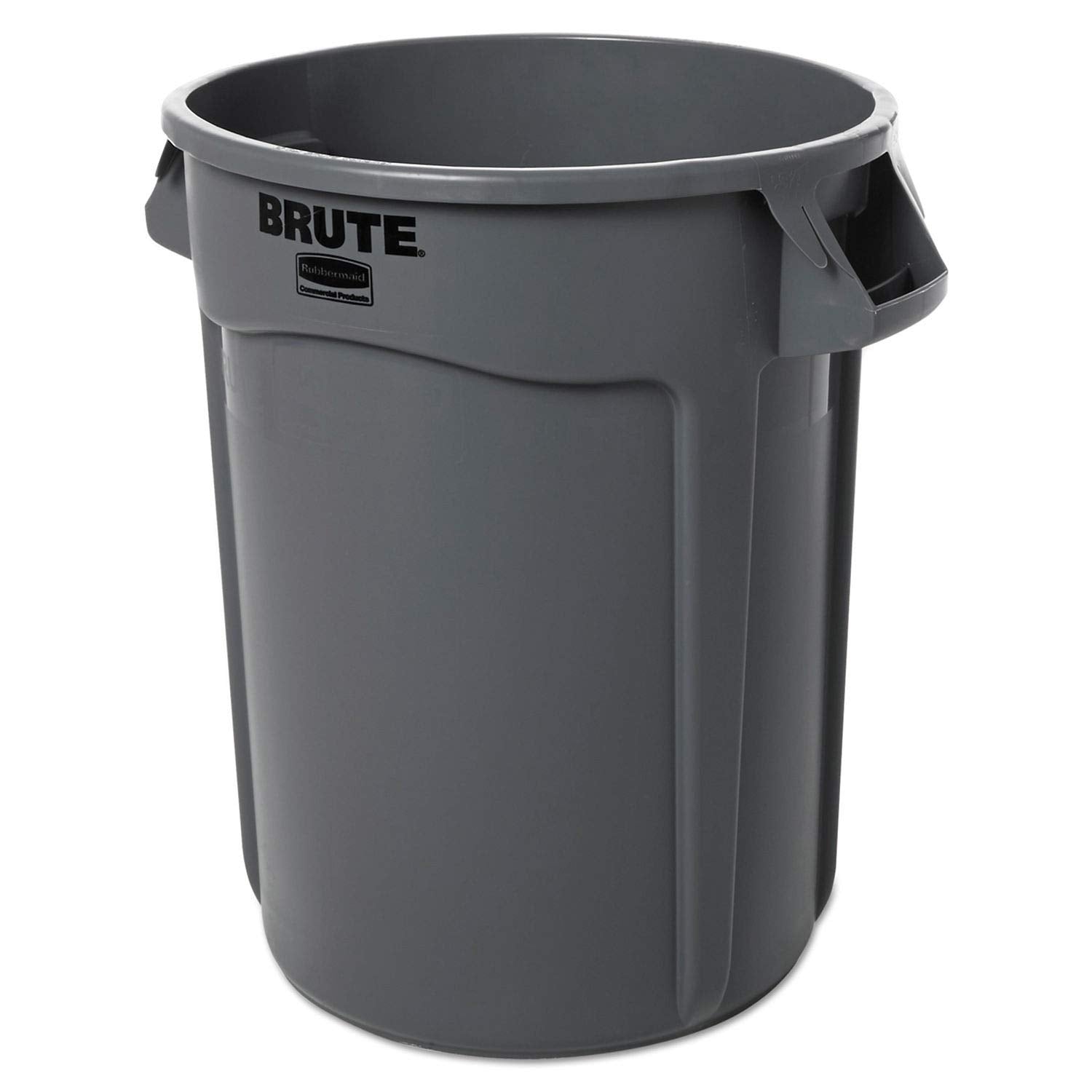 32 gallon Gray Commercial-Grade Trash Can R288