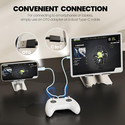 8 Channel FPV Drone Remote Controller (White) P823
