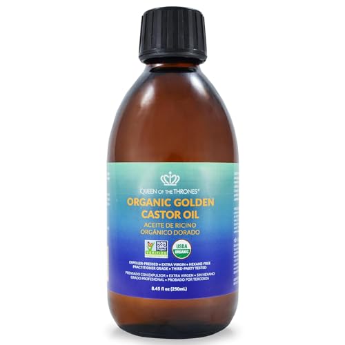 Organic Golden Castor Oil 8.4 oz A121