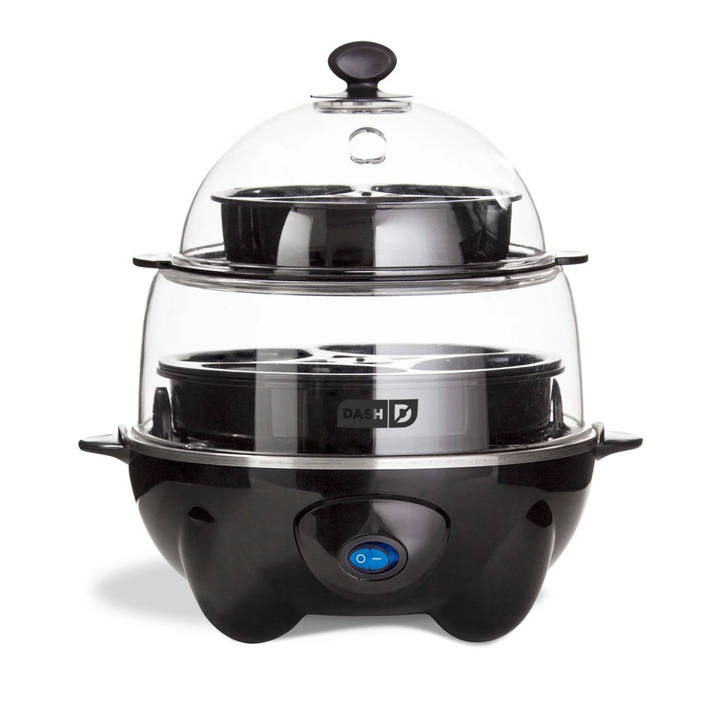 12 Capacity Black Egg Cooker P357