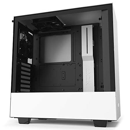 Compact ATX Mid-Tower PC Gaming Case with Tempered Glass Side Panel M807243