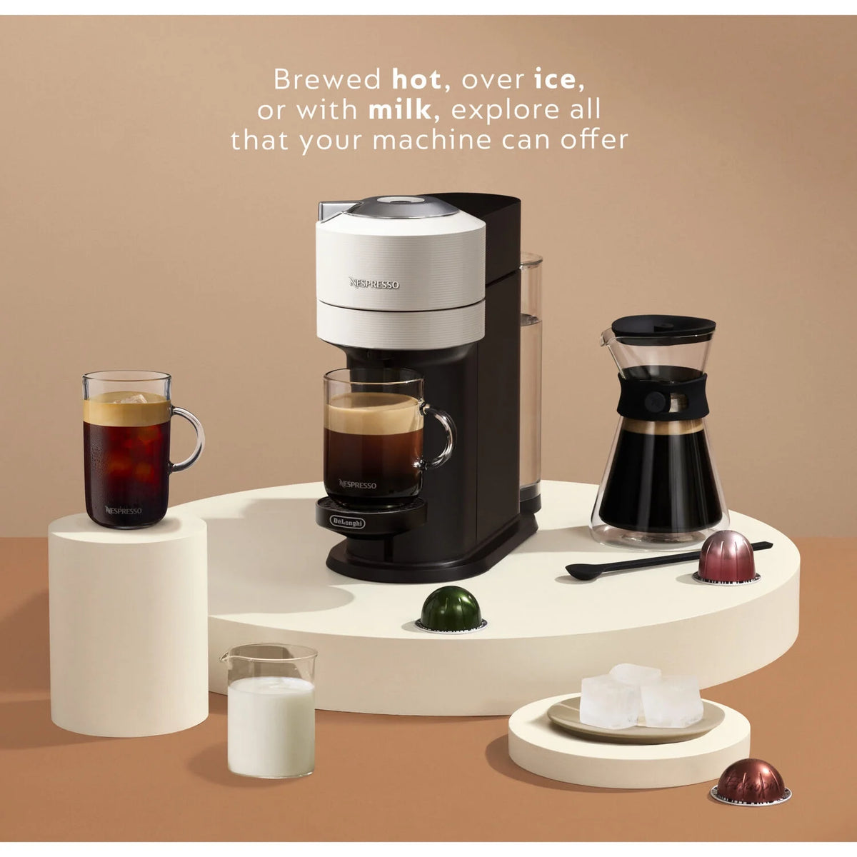 White Coffee and Espresso Maker Q722