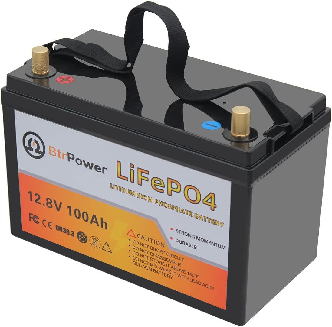 12V 200Ah Deep Cycle LiFePO4 Battery with Built-in 100AH BMS P9005