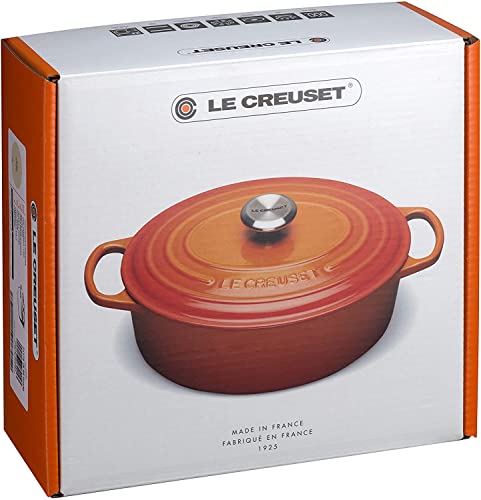8 qt Enameled Cast Iron Oval Dutch Oven O9816