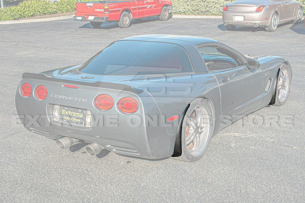 GM Factory XL Extended Style Front & Rear Side Splash Guards Mud Flap Pair ( ABS Plastic - Matte Black ) I79534