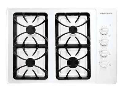 White 30x22 Gas Cooktop with 4 Burners H879
