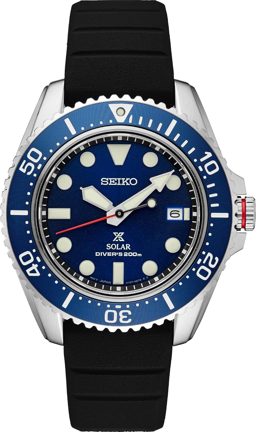 Solar Dive Watch with LumiBrite Hands, Stainless Steel Case, 200M Water Resistant T16194