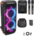 800W Wireless Bluetooth Splashproof Party Speaker with Lights Y847