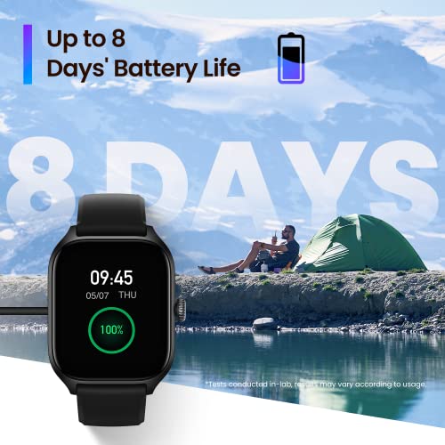 Black 43mm Smart Watch with GPS P610466