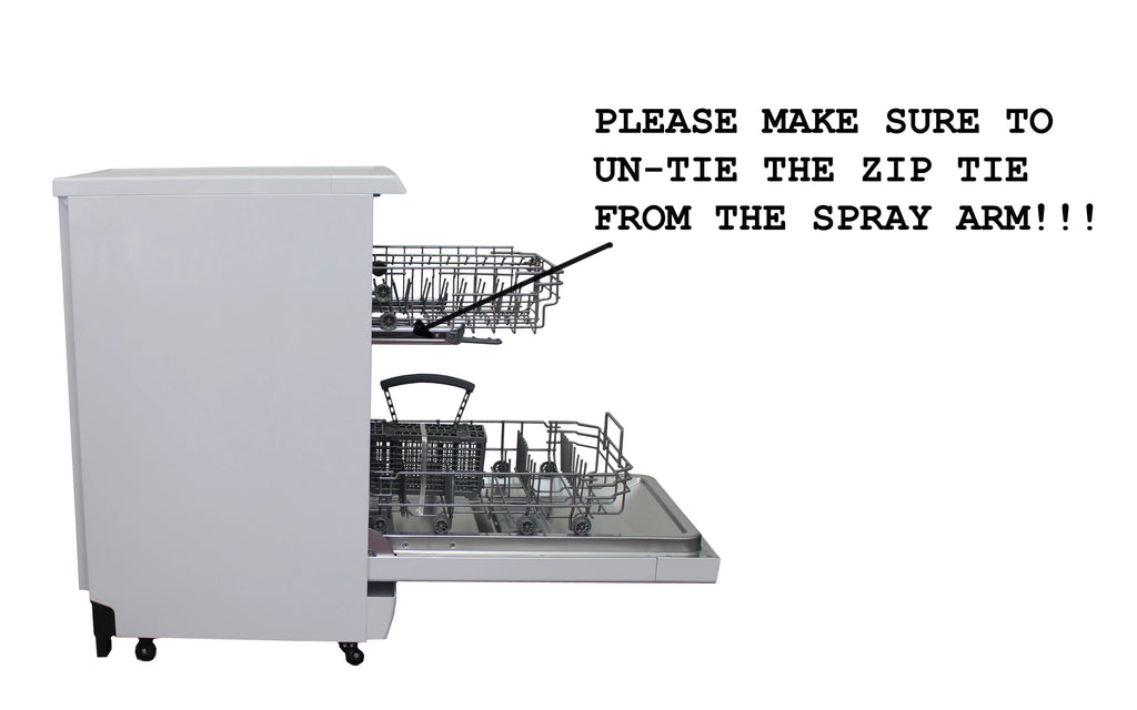 White 18" Portable Dishwasher P920