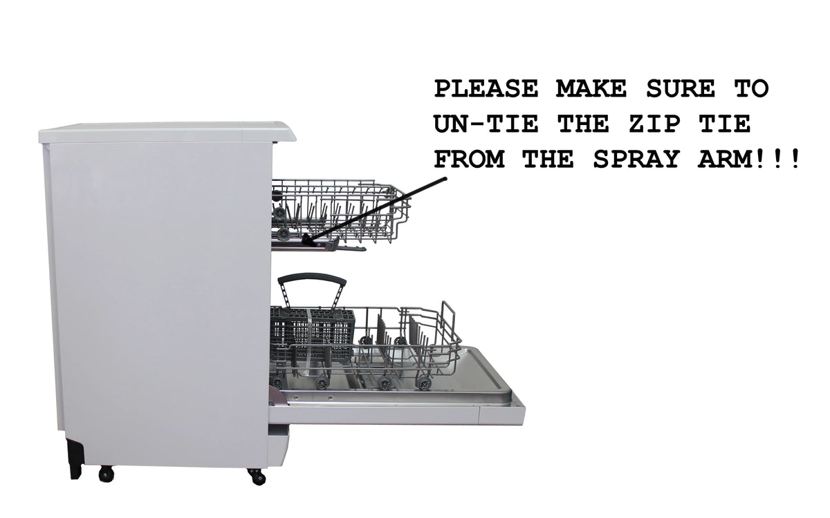 White 18" Portable Dishwasher P920