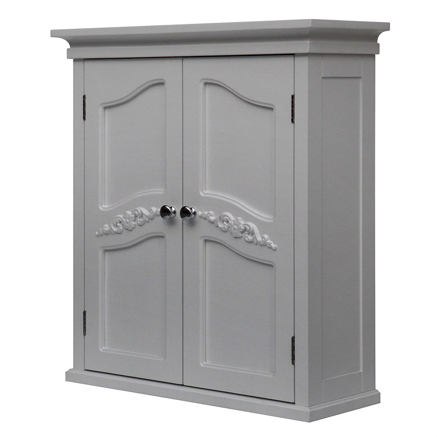 White 2 Door Bathroom Wall Cabinet U2511