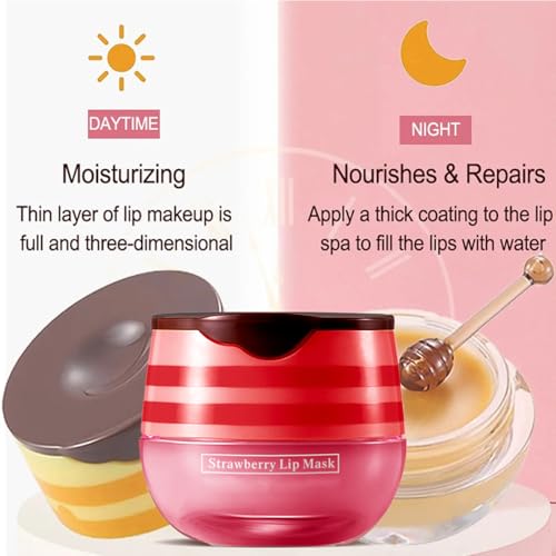 6 PCS Lip Balm Set (Honey, Strawberry, Watermelon, Apple Lime, Cherry, Mint) S120357