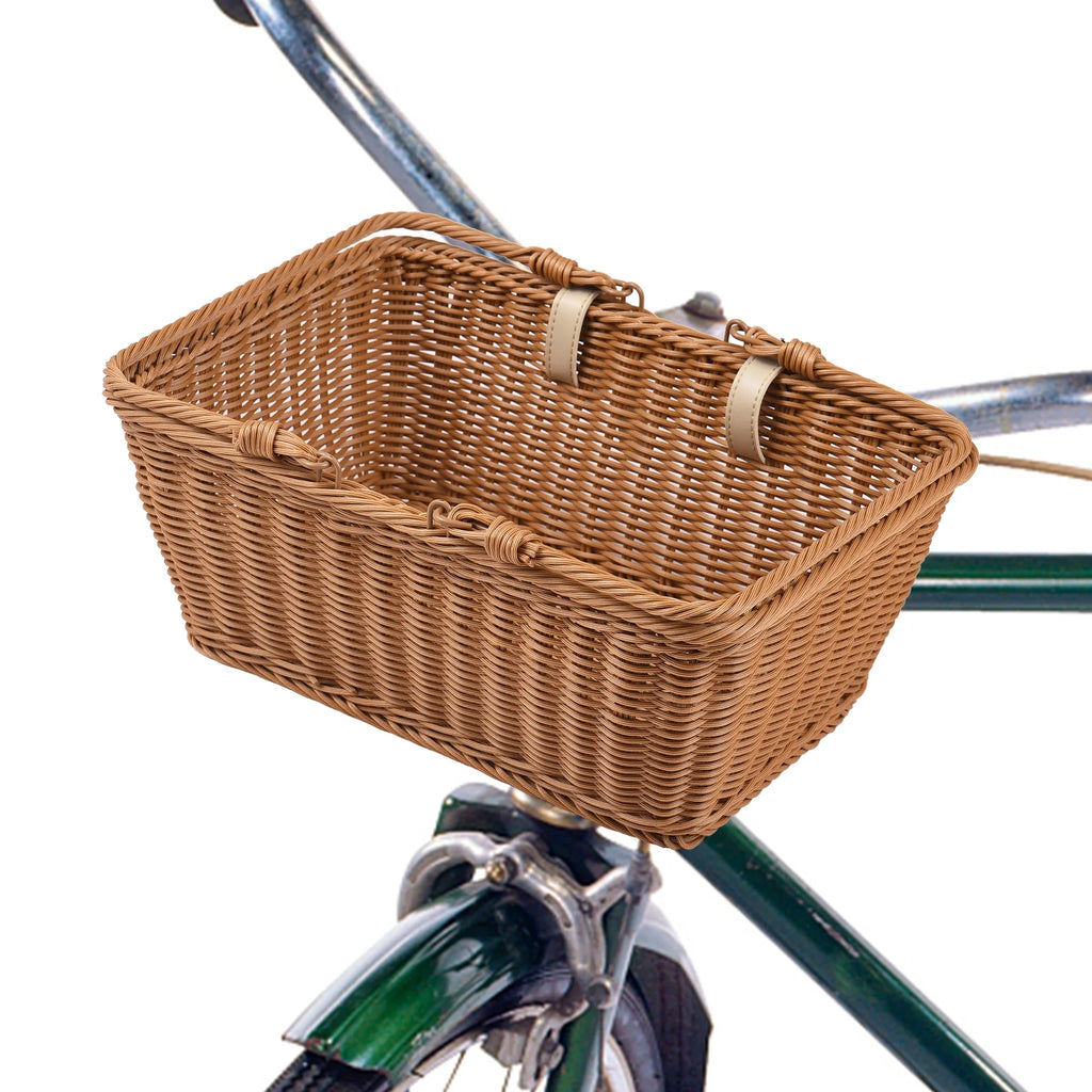 Handlebar Bike Wicker Basket I9689