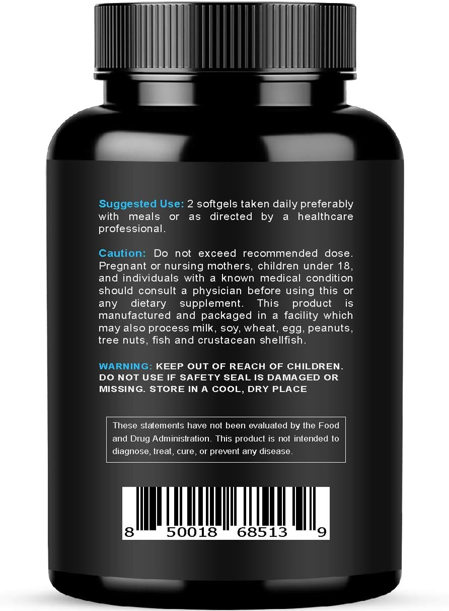 Omega 3 Fish Oil 2000mg 120 Softgels U374