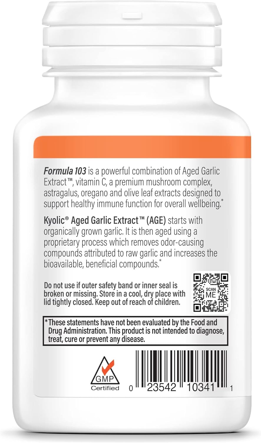 100 Capsules Aged Garlic Extract X250