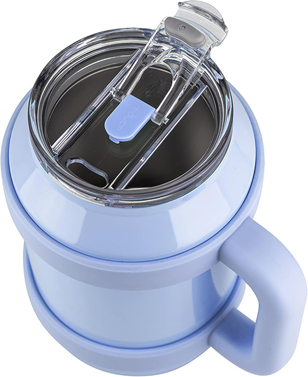 50 oz Stainless Steel Mug Tumbler with Handle and Straw K30716