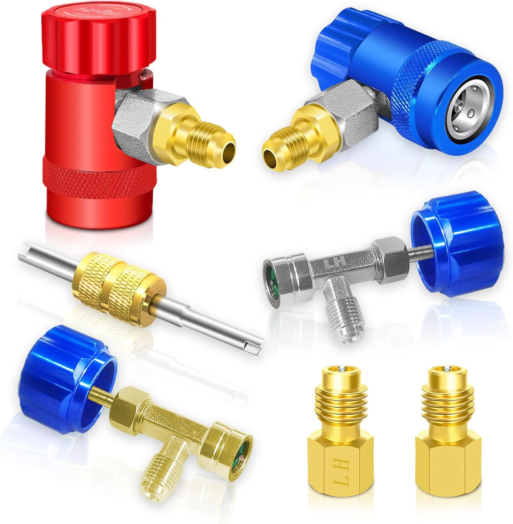 R1234yf Adapter Kit with Self-Sealing Can Taps I613299