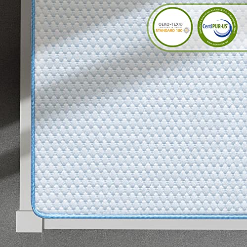 Firm 3 Inch Memory Foam Mattress Topper Full Size S4882