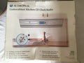 Under Cabinet CD Player Clock Radio Am/fm Timer L695