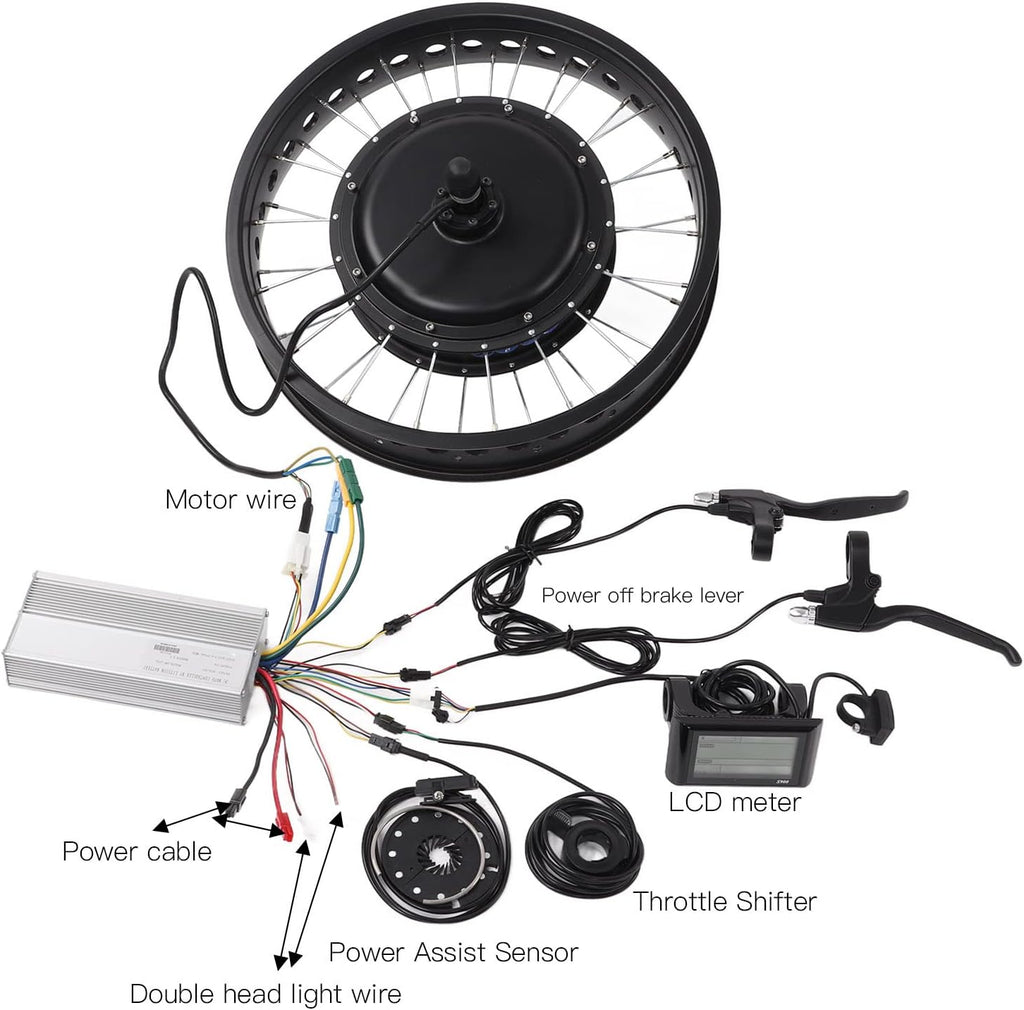 20 Inch 1500W Electric Bike Conversion Kit with Controller M779314