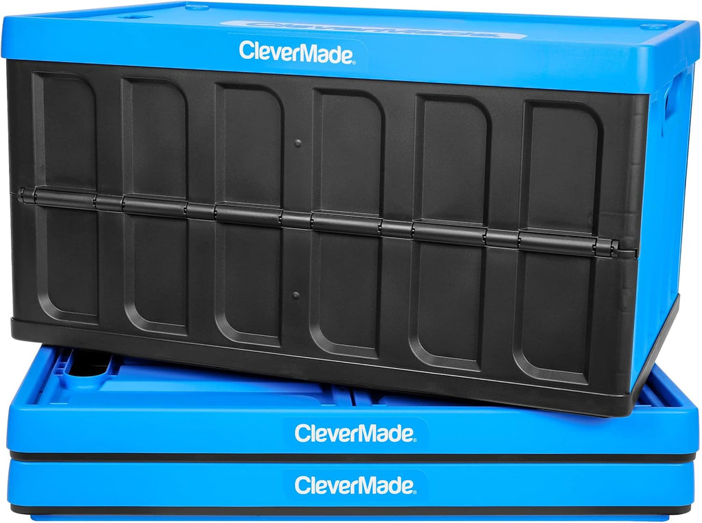 62L Collapsible Storage Bins (3 Pack) with Lids H858