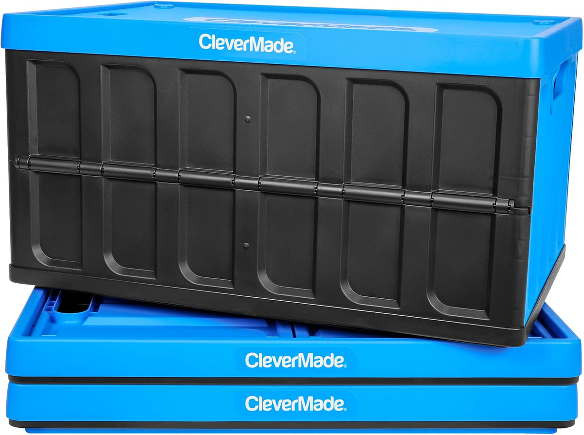 62L Collapsible Storage Bins (3 Pack) with Lids H858