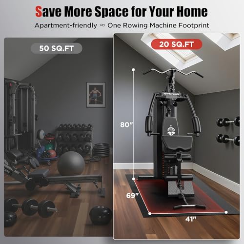 154LBS Weight Stack Multi Home Gym Station D773098