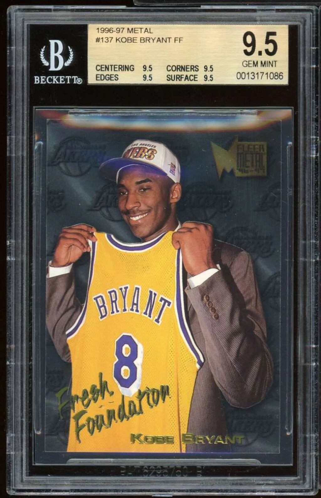 1996-97 Metal #137 BGS 9.5 Rookie Card N47602