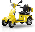 Yellow 4 Wheel Mobility Scooter 500lbs Capacity F9890