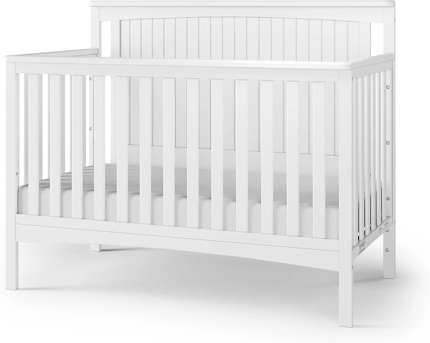4-in-1 Convertible Crib, Matte White N229271