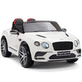 White Battery Powered Riding Toy with Parent Remote Control Y924