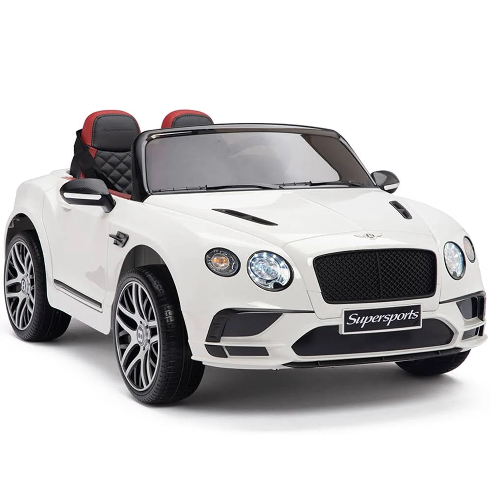 White Battery Powered Riding Toy with Parent Remote Control Y924
