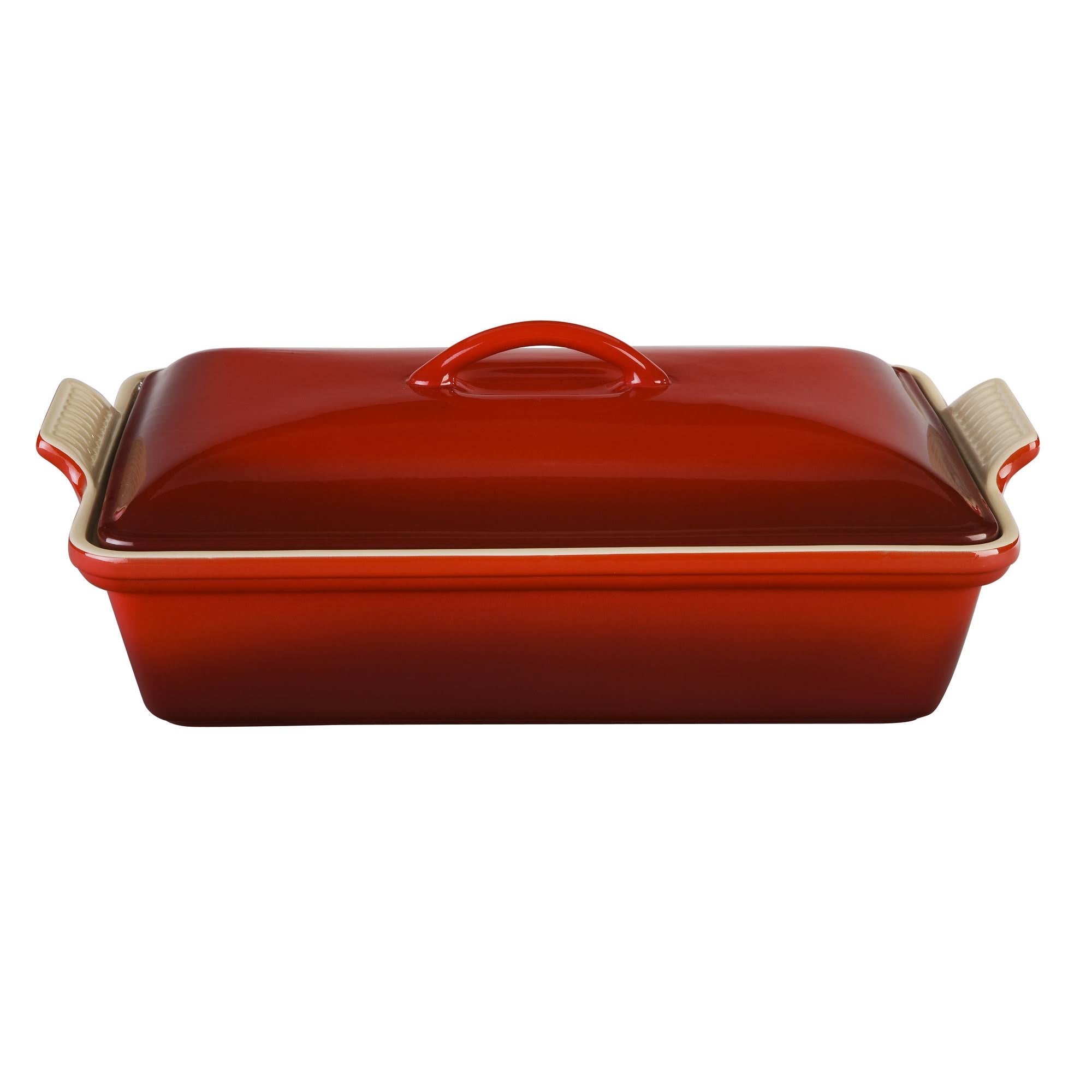 Heritage Stoneware Covered Rectangular Casserole, 4-Quart Z7009