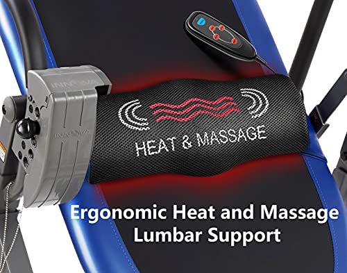 Black/Blue/Gray Inversion Table with Heat and Massage C786761