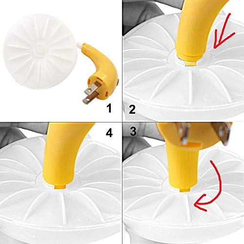 5Pack Sensor LED Night Light Plug in Mushroom Light G724