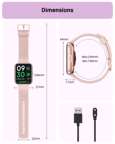 1.8" Touch Screen Smart Watch with Alexa Built-in Z9444