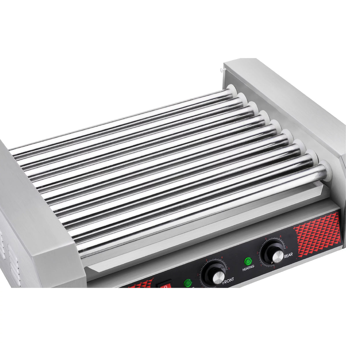 24 Hot Dog 9 Roller Stainless Steel Grilling Machine B2548