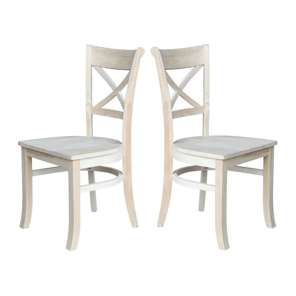 Set of Two X-Back Chairs D91826
