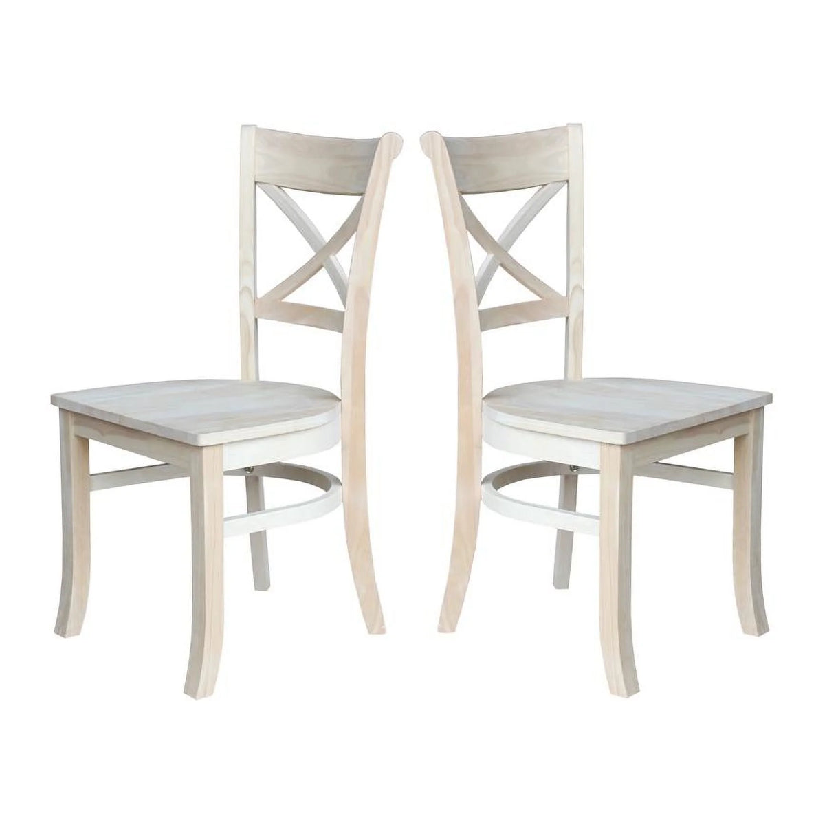 Set of Two X-Back Chairs D91826