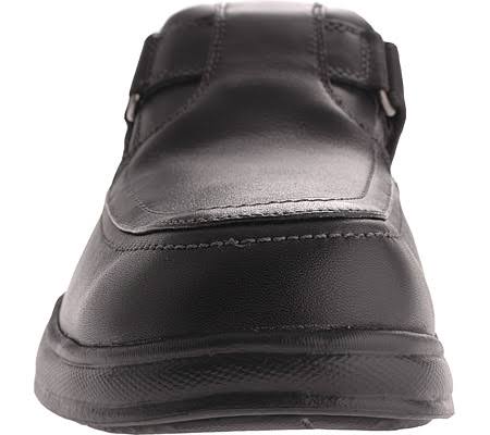 Black Leather Men's Shoes X372