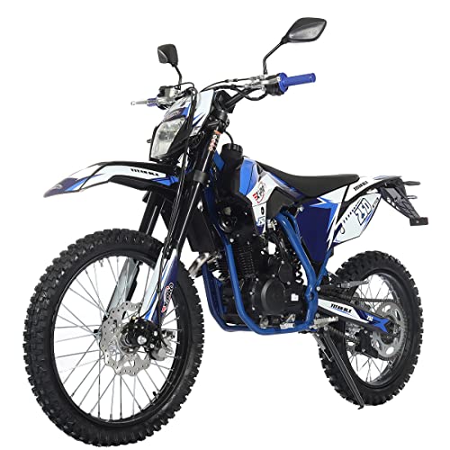 250cc Dirt Bike with 5-Speed Manual Transmission, 21"/18" Wheels, Electric/Kick Start V682