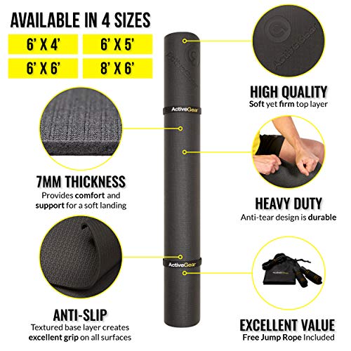 Large Exercise Mat - 6 x 4 ft Z203
