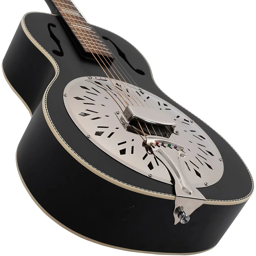 Satin Black Resonator Guitar P17890