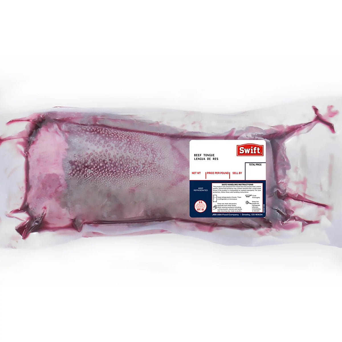 Fresh Beef Tongue 3.22-4.22 lbs C5802